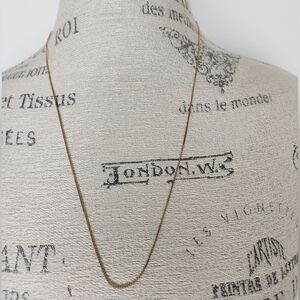 MONET Long Gold Chain Necklace